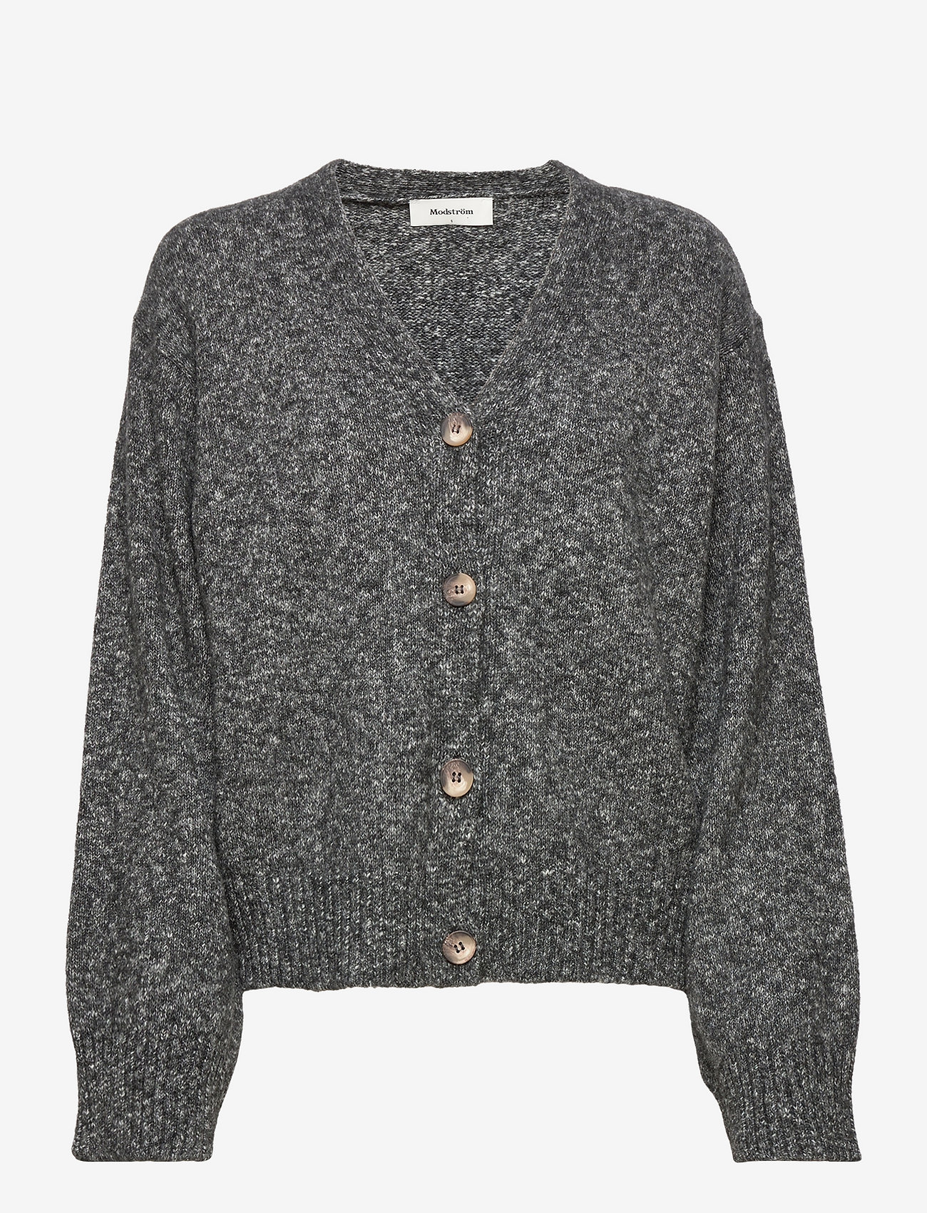 Modström - Noa cardigan - cox grey melange - 1