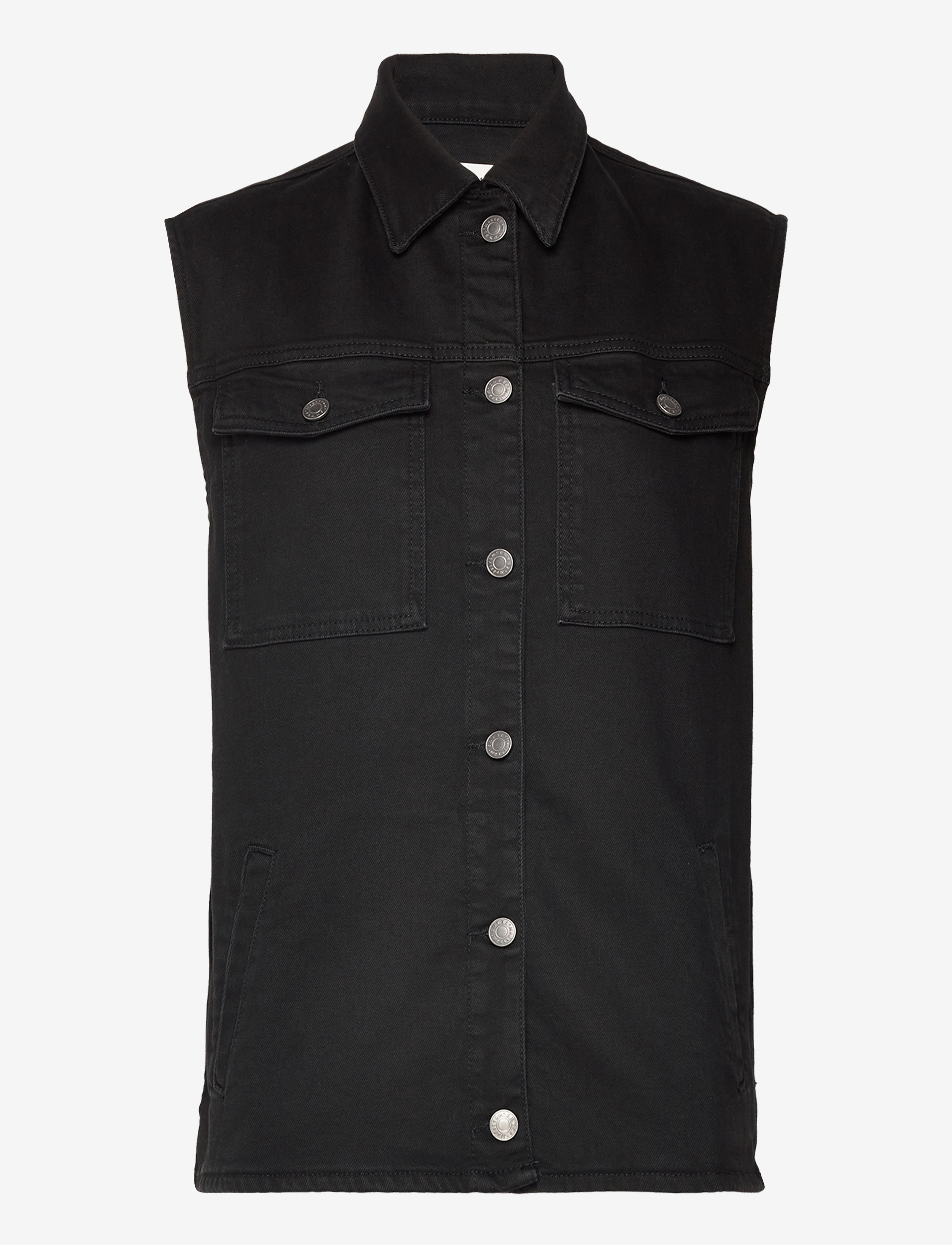 Modström - Nour vest - washed black - 1