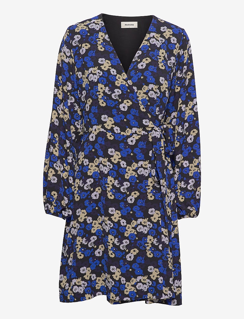 Modström - Nabil print dress - kurze kleider - bella rose - 1