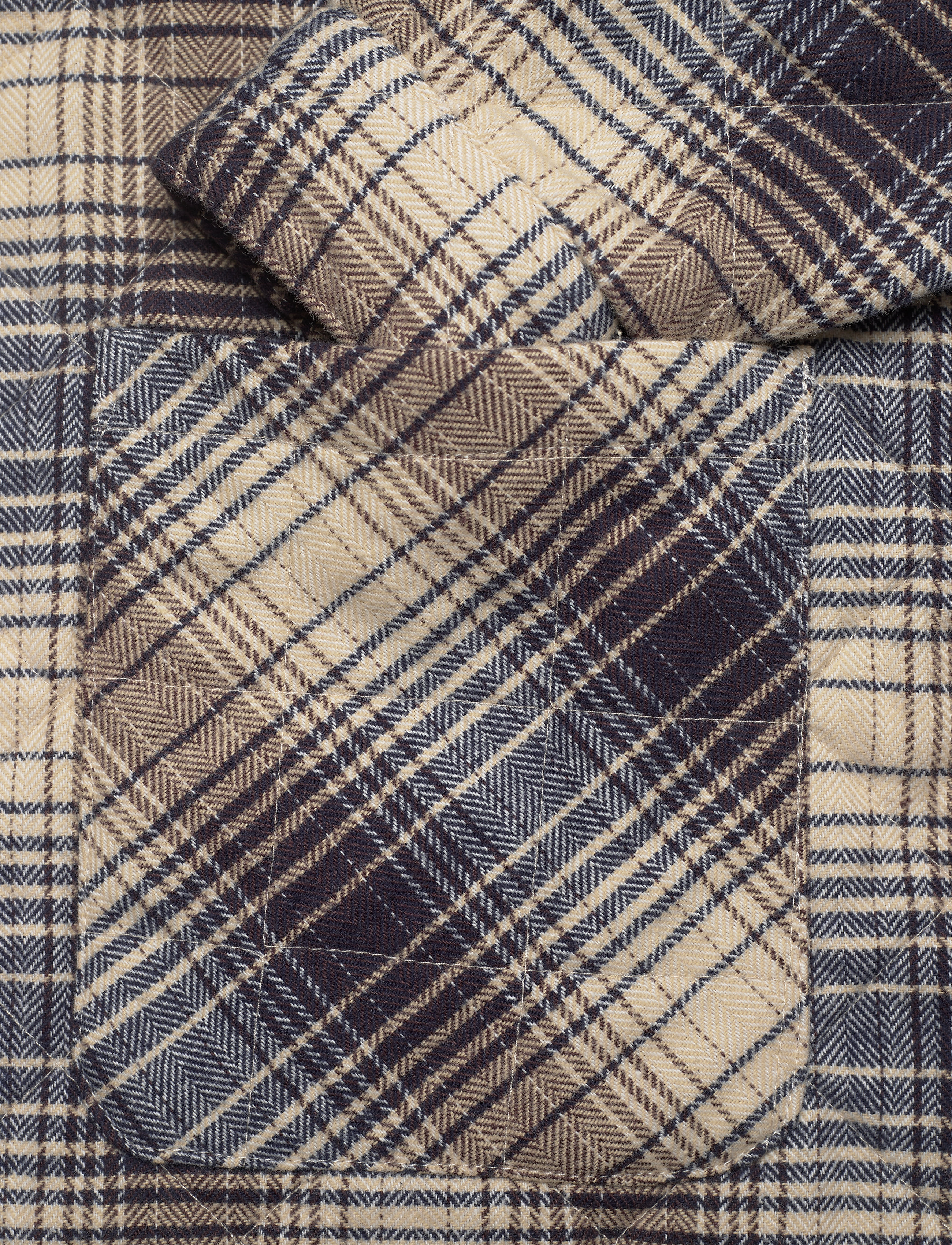 Modström - Nevada coatigan - pecan marine check - 5