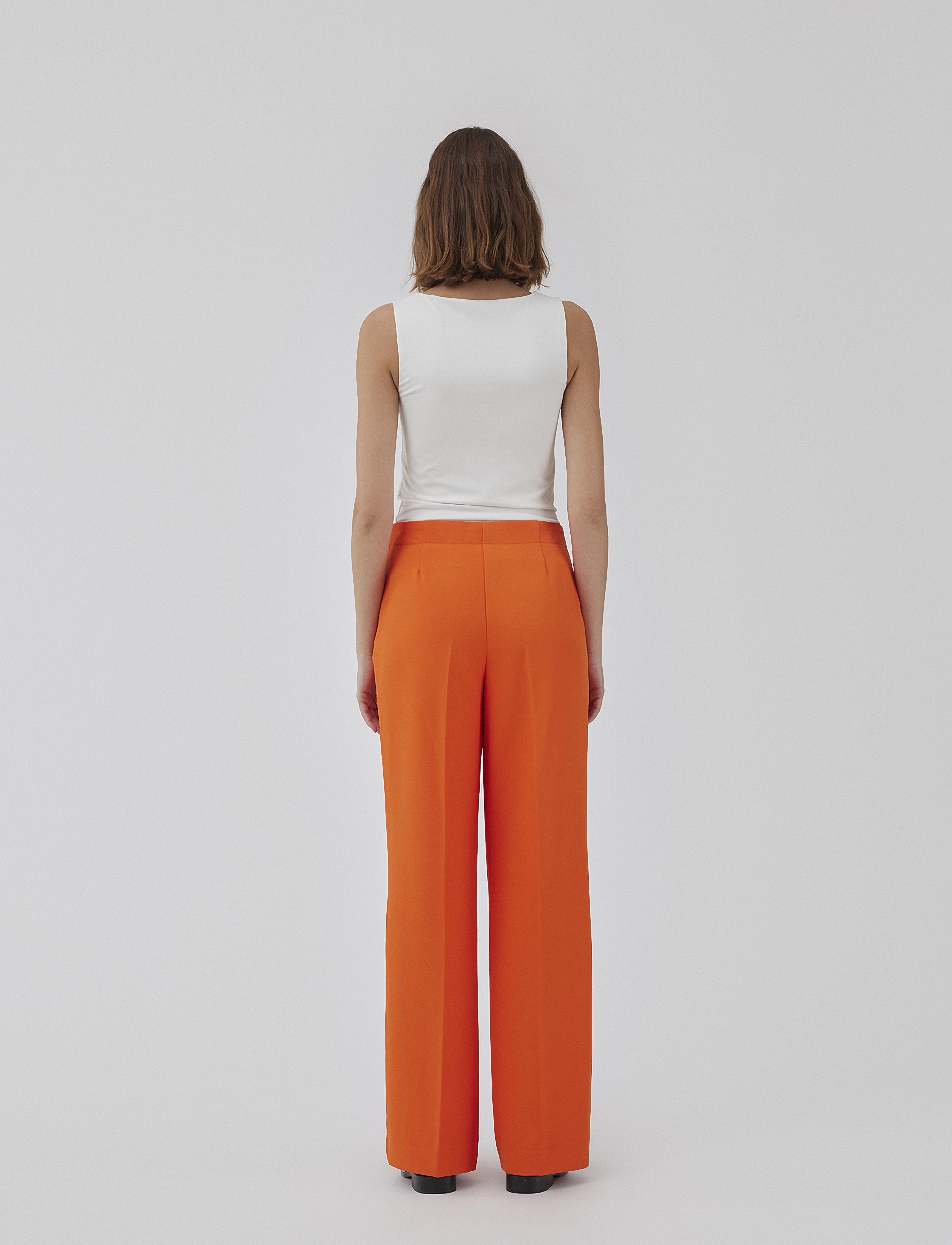 Modström - Nelli pants - suorat housut - flame - 3