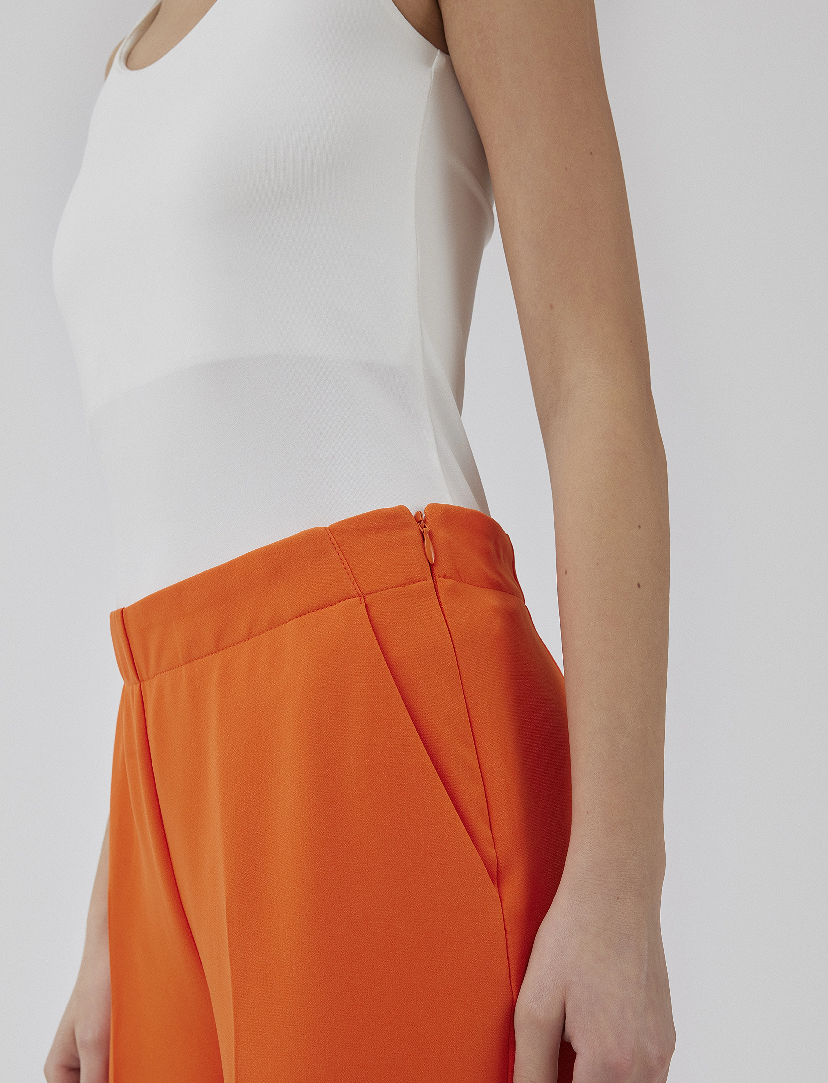 Modström - Nelli pants - suorat housut - flame - 4