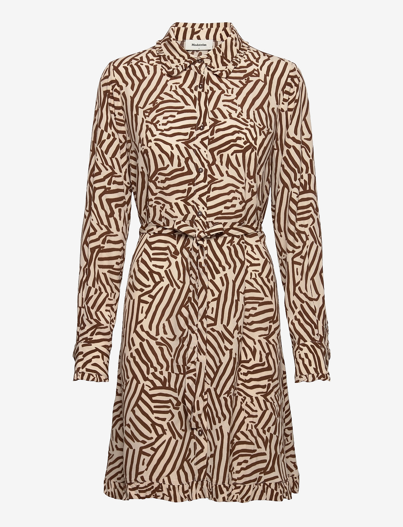 Modström - Nation print dress - graphic grid - 0