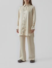 Modström - PeppaMD shirt - marškiniai ilgomis rankovėmis - cream milk - 4