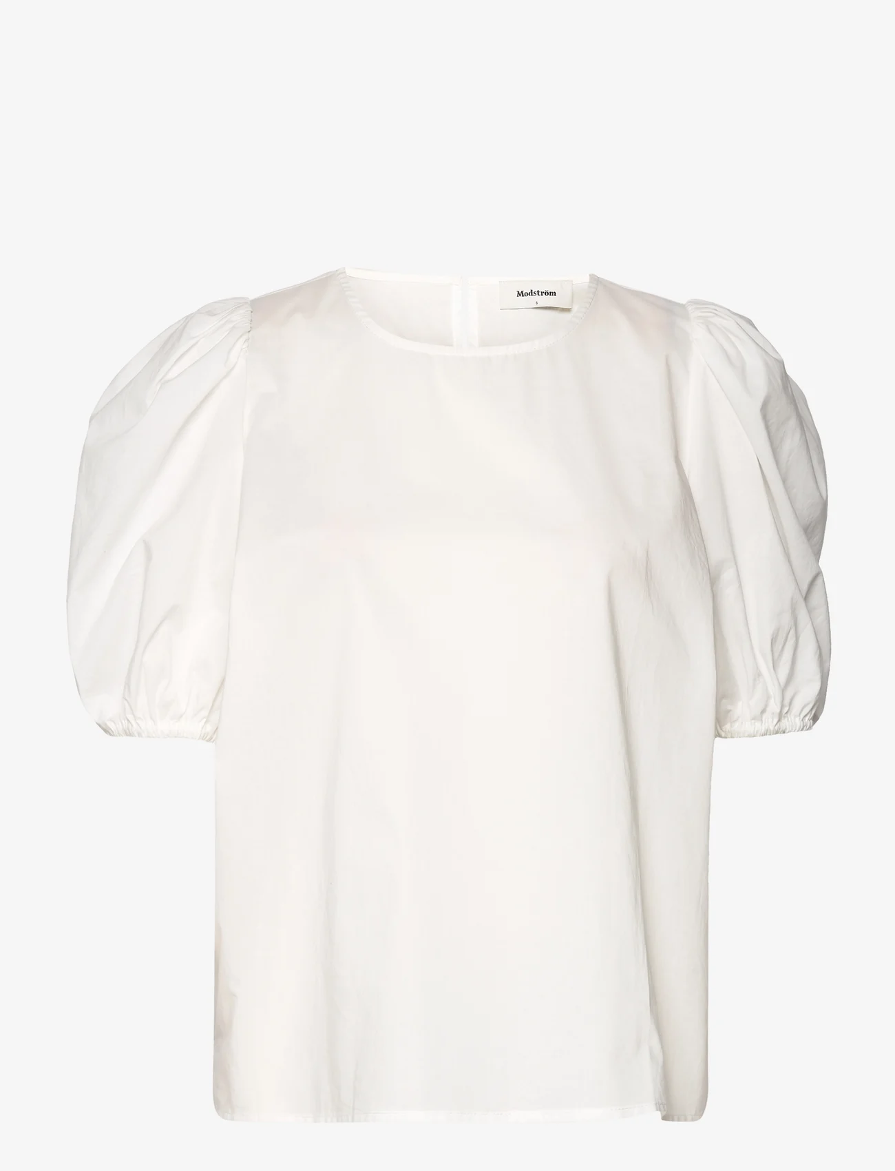 Modström - PrimMD top - short-sleeved blouses - off white - 0