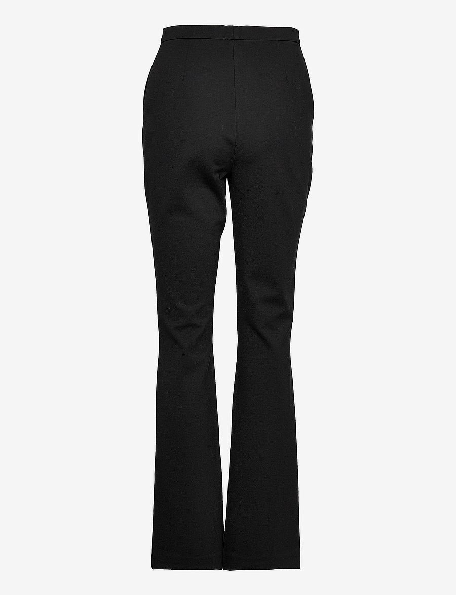 Modström - TannyMD slit pants - schlaghosen - black - 2