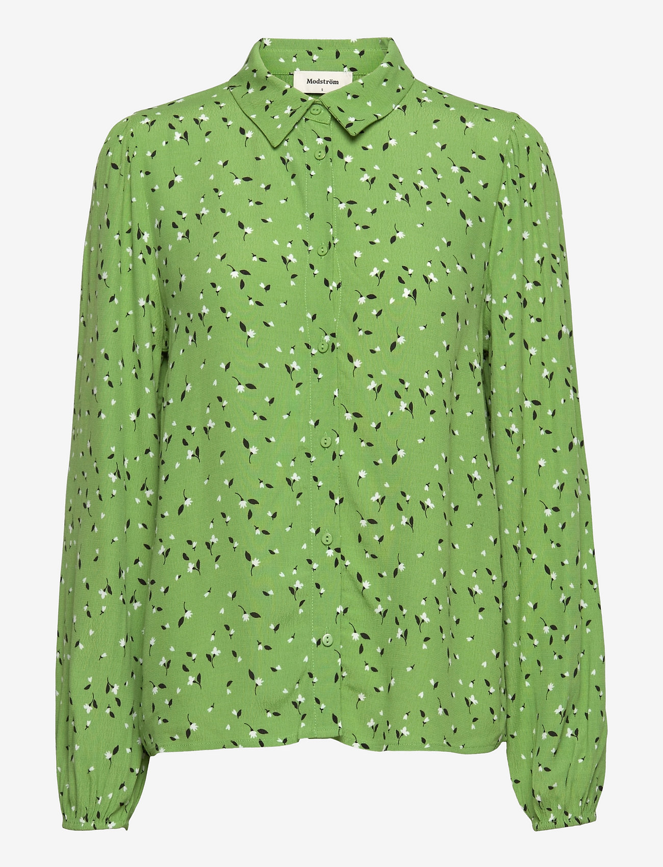 Modström - OlineMD print shirt - freesia green - 0