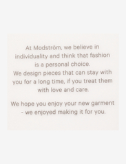 Modström - Krown LS t-neck dress - t-skjortekjoler - black - 3
