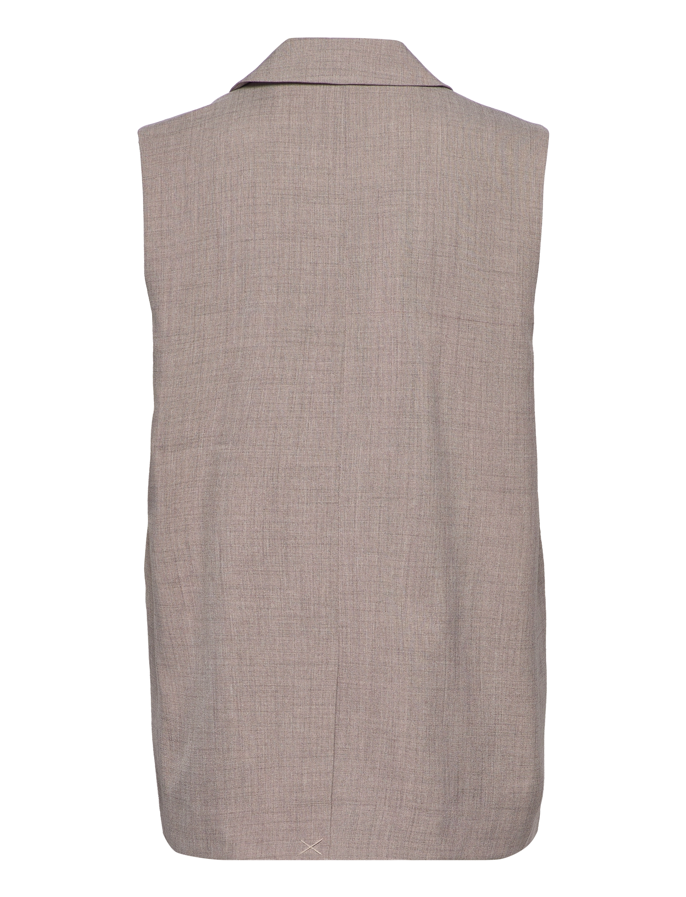 Modström - RaphaelMD vest - beige melange - 2