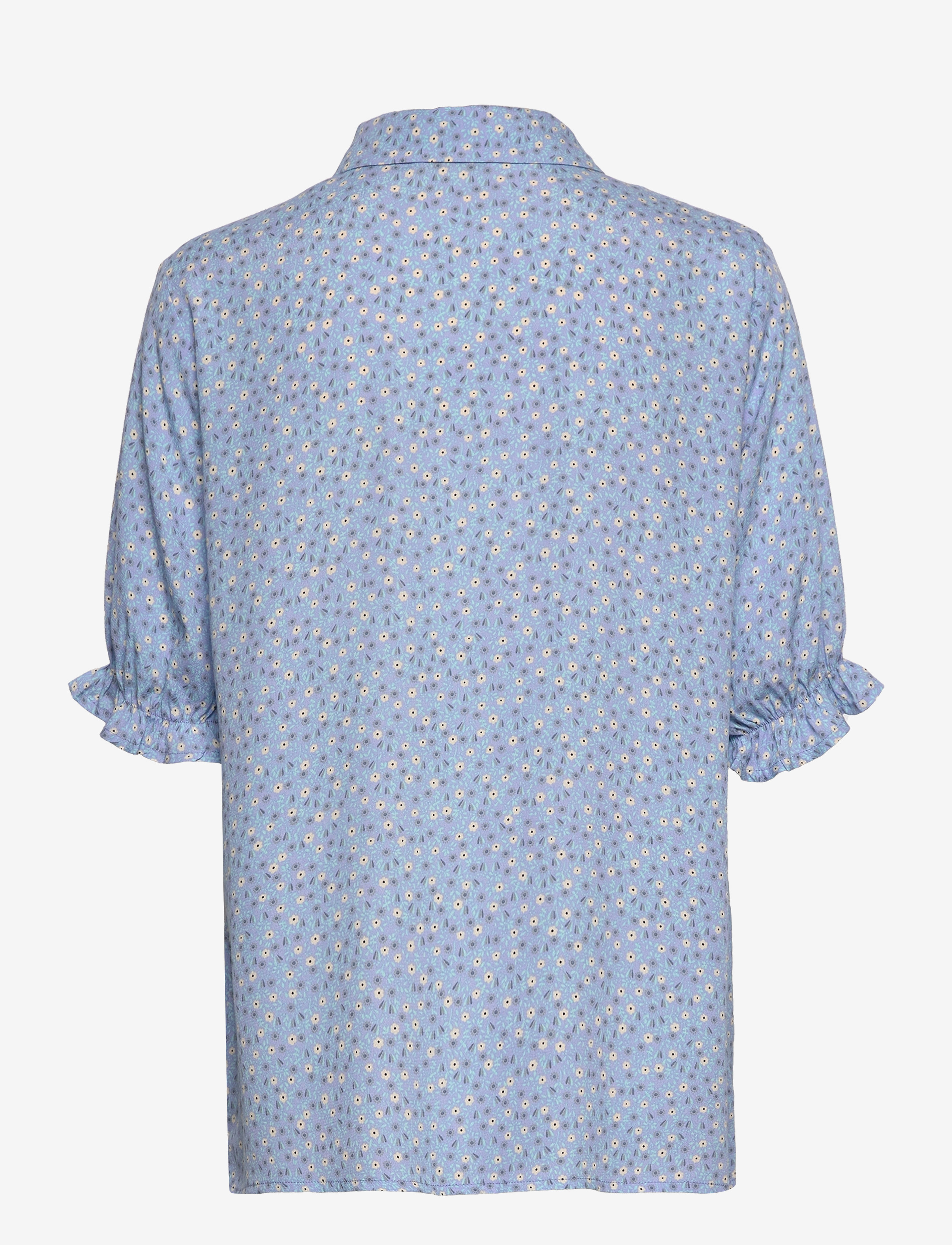 Modström - RavenMD print shirt - blue vintage floral - 3