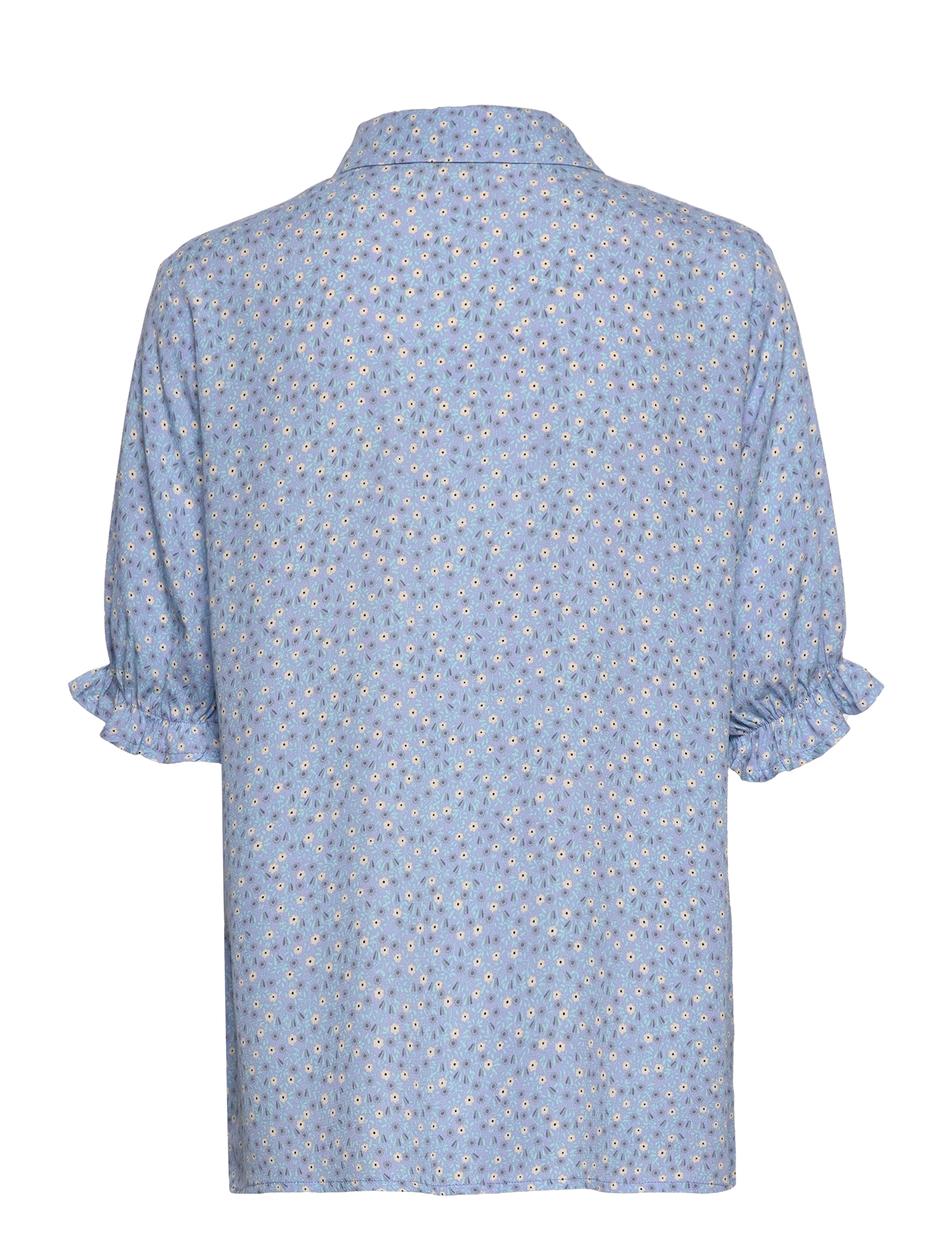 Modström - RavenMD print shirt - blue vintage floral - 2