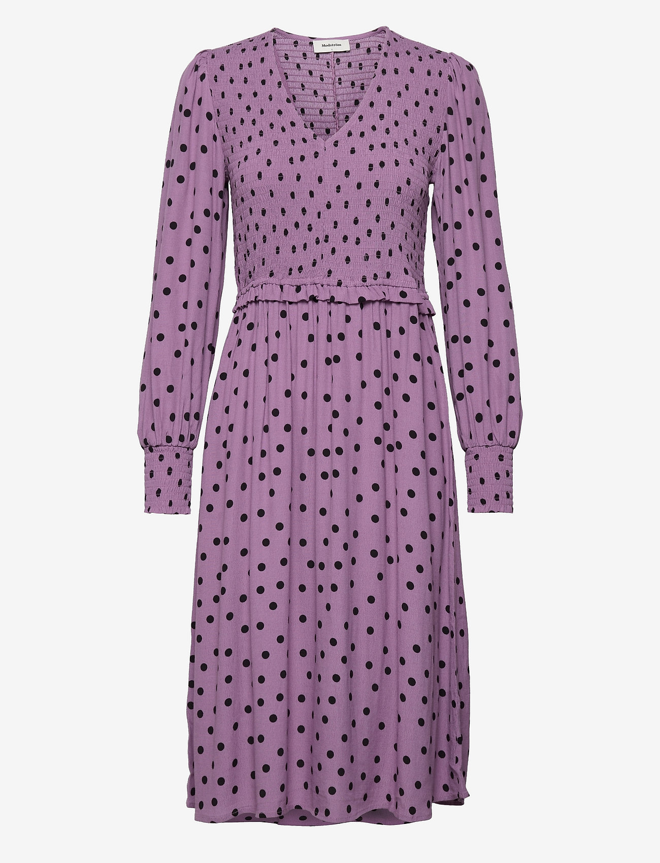 Modström - Tomme print dress - bold dot valerian - 0