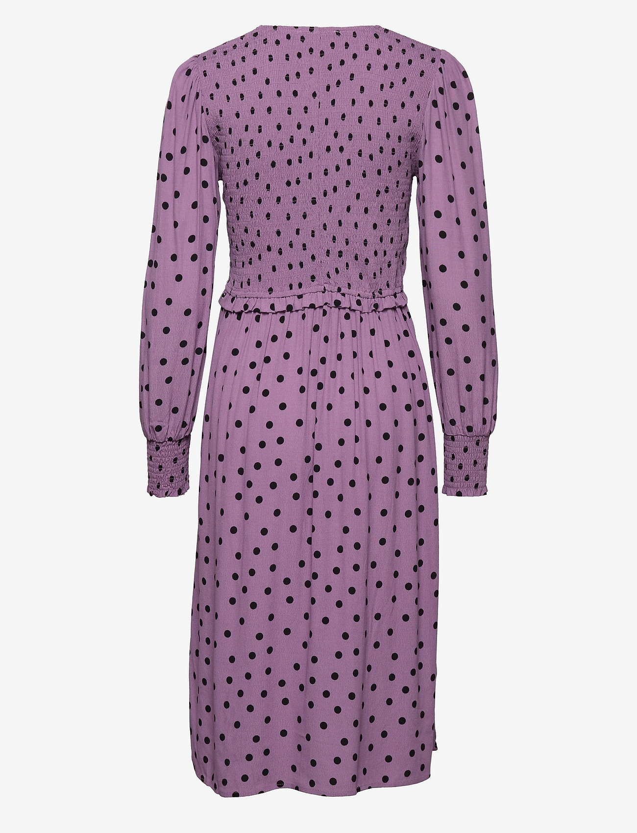Modström - Tomme print dress - bold dot valerian - 1