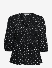 Modström - Tomme print top - bluzki z długimi rękawami - bold dot black - 0