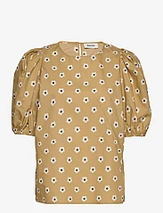 Modström - RossaMD print top - short-sleeved blouses - starfish daisy - 0