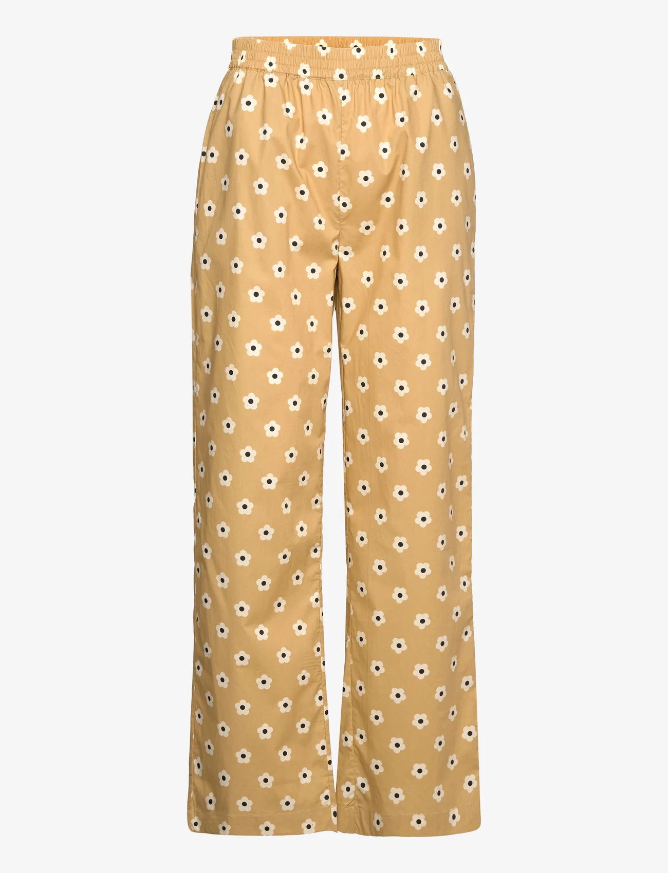 Modström - RossaMD print pants - spodnie szerokie - starfish daisy - 0