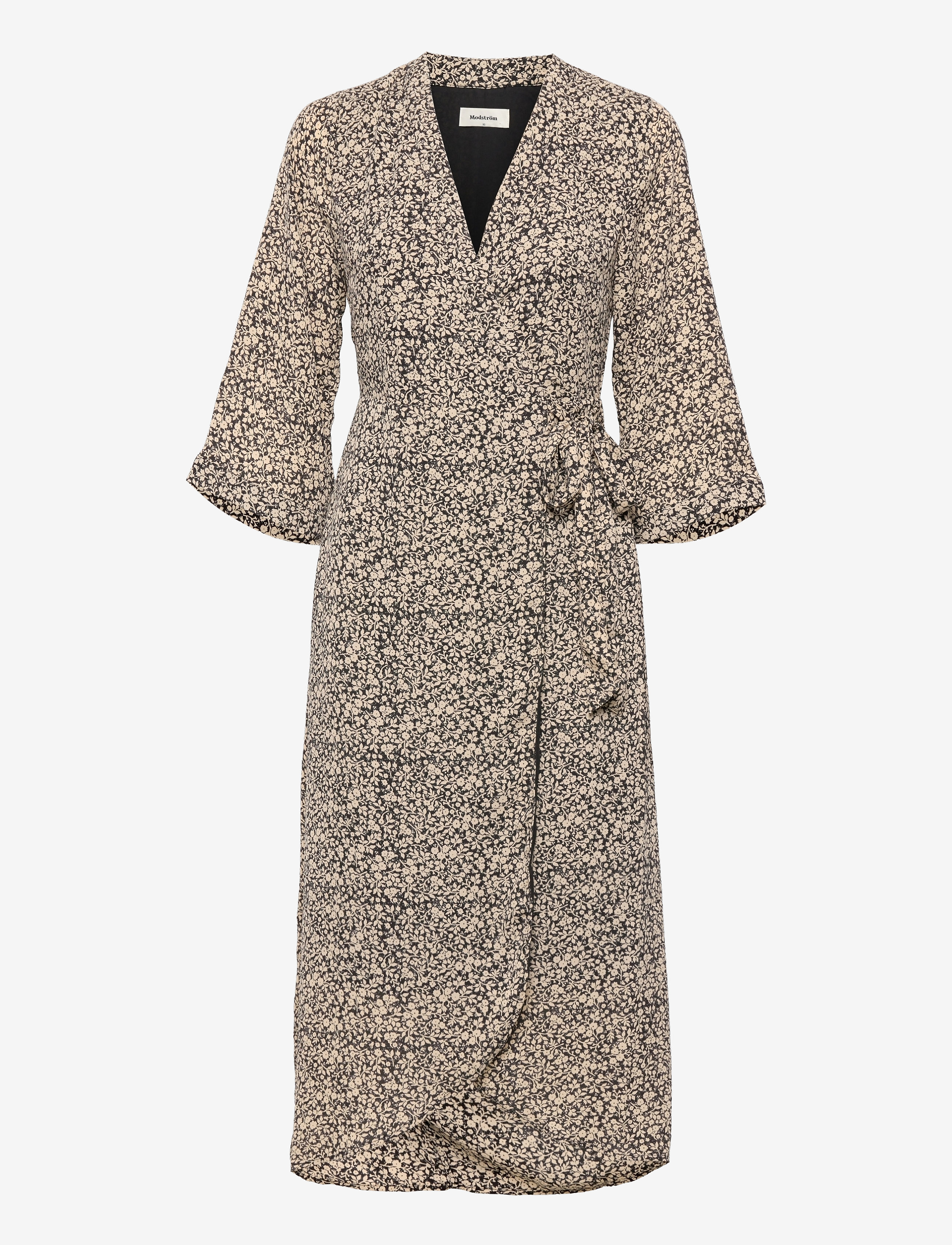 Theodora print dress - BLACK FAIRYTALE FLOWER