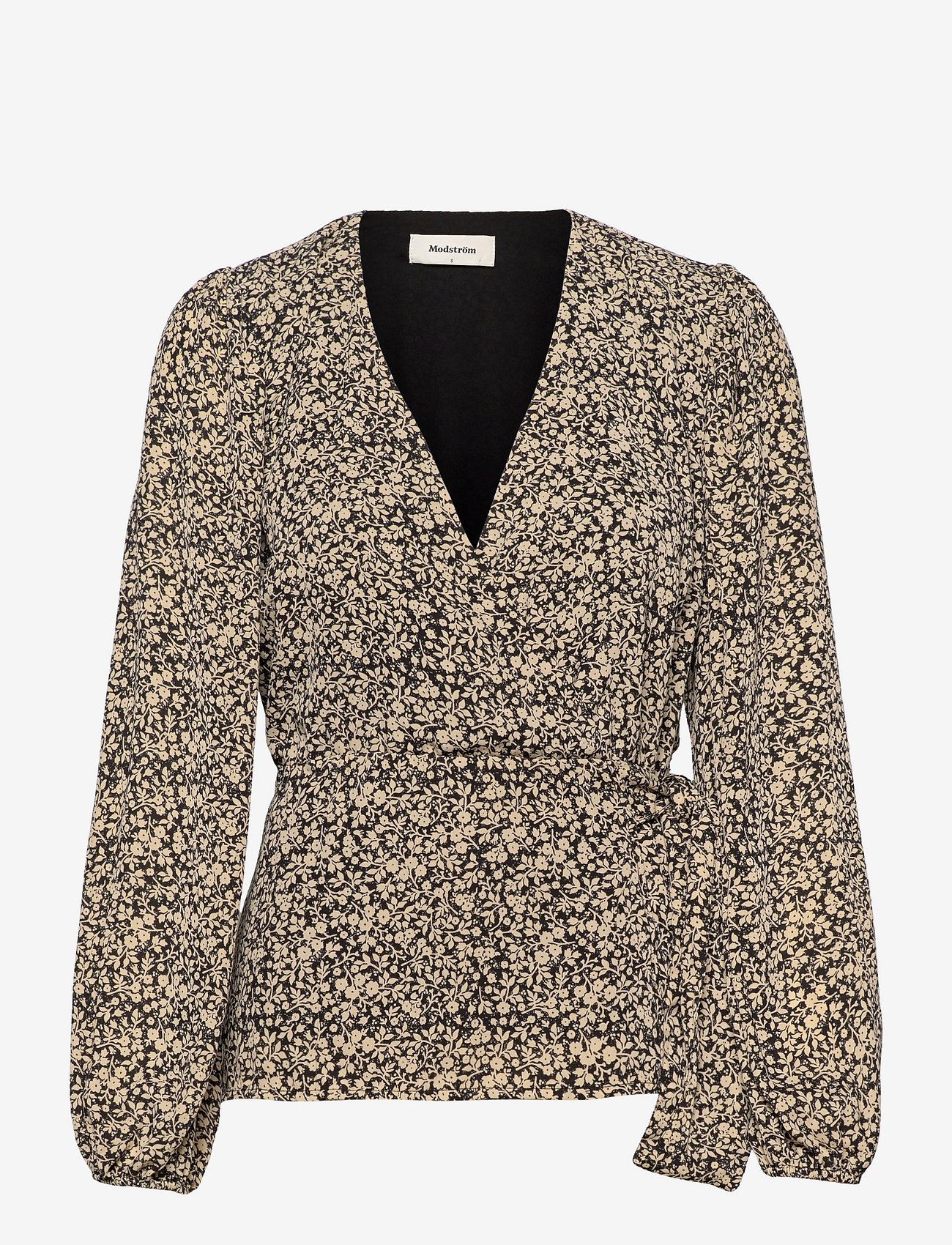 Modström - Theodora print top - black fairytale flower - 0