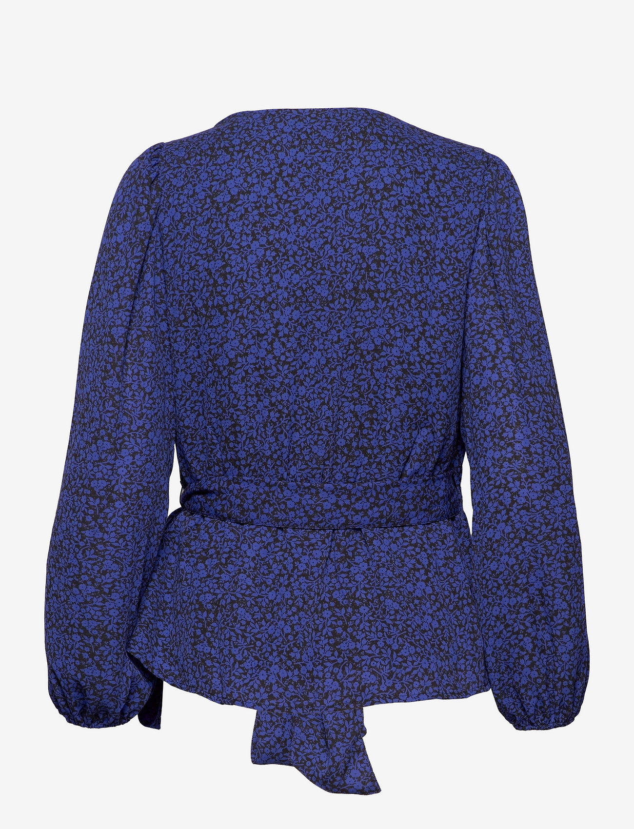 Modström - Theodora print top - blue fairytale flower - 1