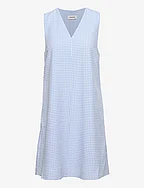 RimmeMD dress - LIGHT BLUE CHECK