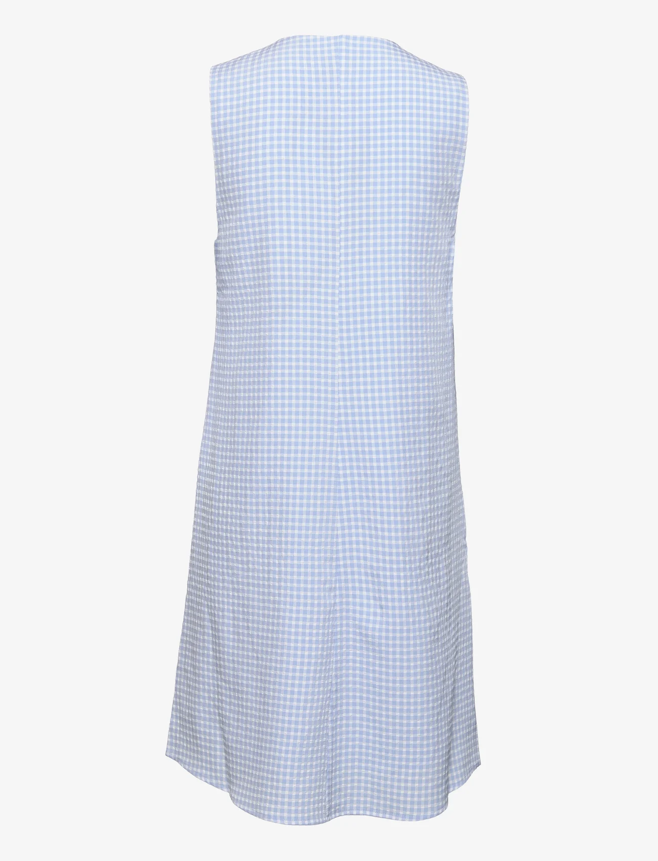 Modström - RimmeMD dress - vasaras kleitas - light blue check - 1