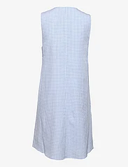 Modström - RimmeMD dress - summer dresses - light blue check - 1