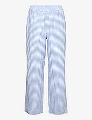 Modström - RimmeMD pants - bukser med lige ben - light blue check - 0