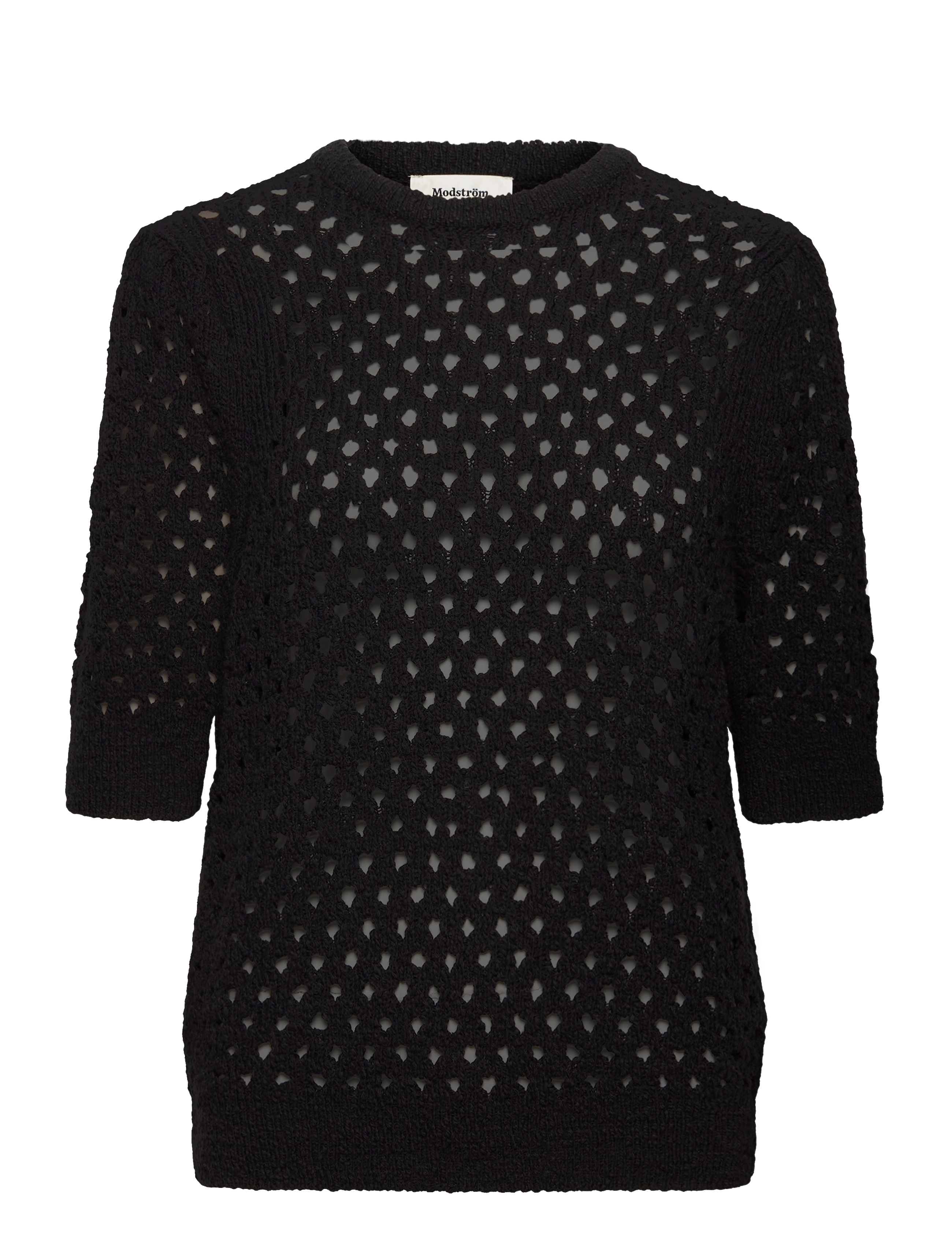 Modström AuroraMD o-neck - Kudumid - BLACK / black