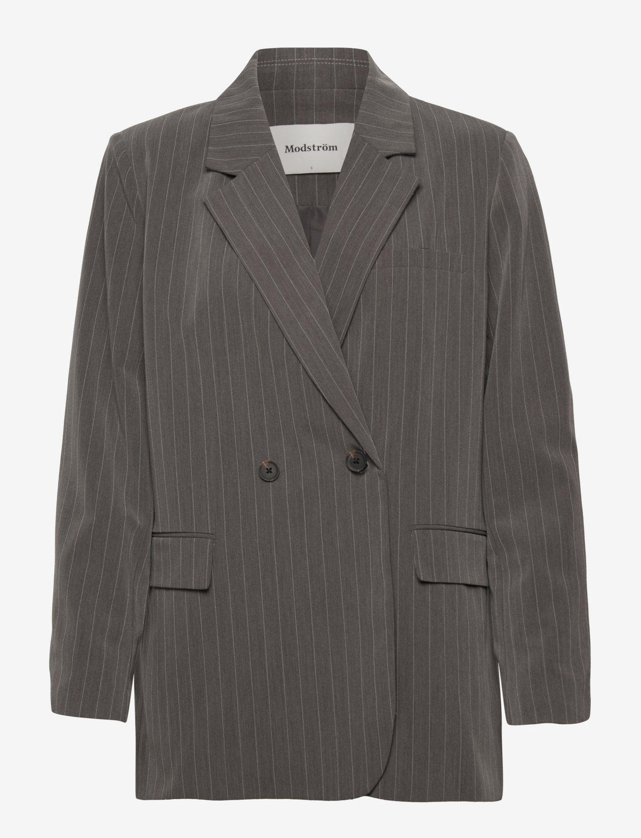 Modström - AbrahamMD blazer - grey pinstripe - 1