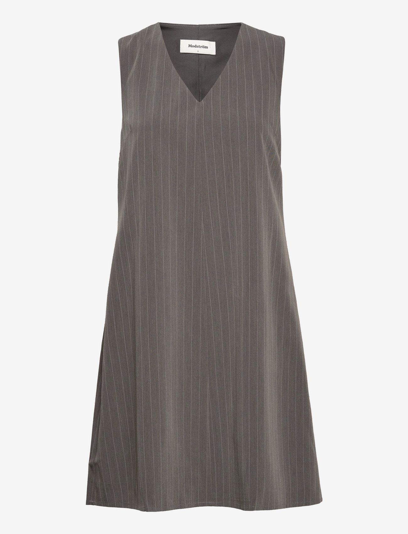 Modström - AbrahamMD dress - grey pinstripe - 1