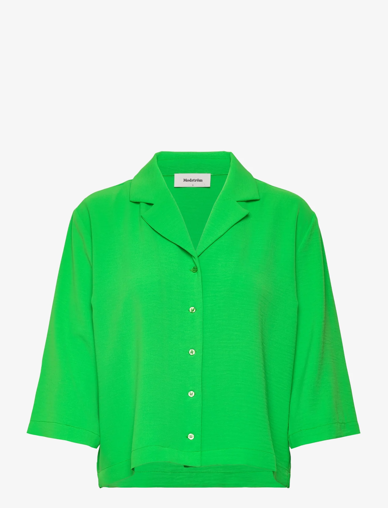 Modström - AaliyahMD shirt - long-sleeved shirts - classic green - 0