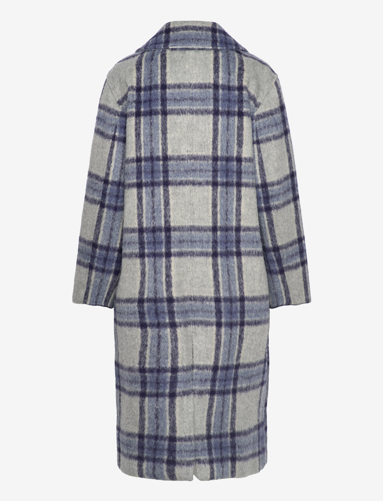 Modström - SallieMD check coat - blue pearl check - 1