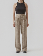 Modström - AtticusMD check pants - tailored trousers - incense check - 2