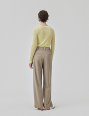 Modström - AnkerMD wide pants - party wear at outlet prices - spring stone - 3