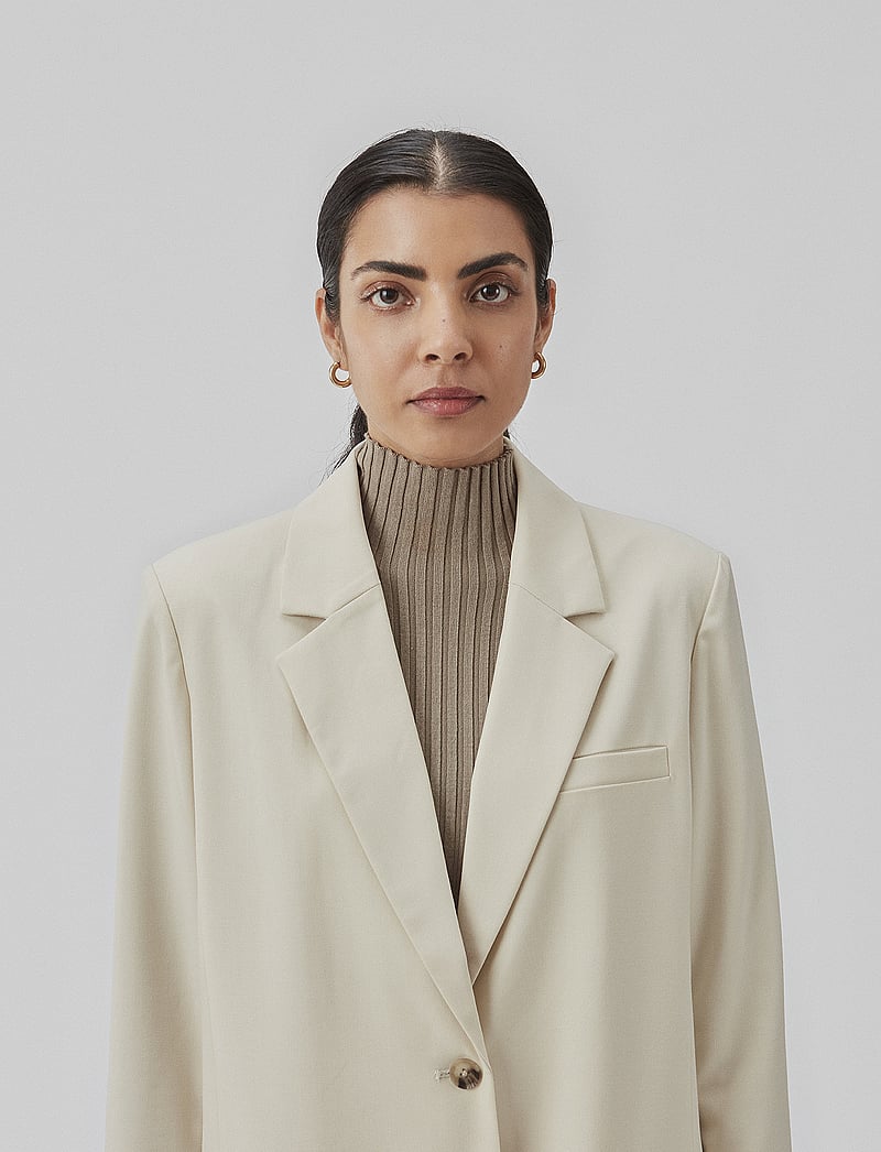 Modström - AnkerMD blazer - enkeltradede blazere - summer sand - 3