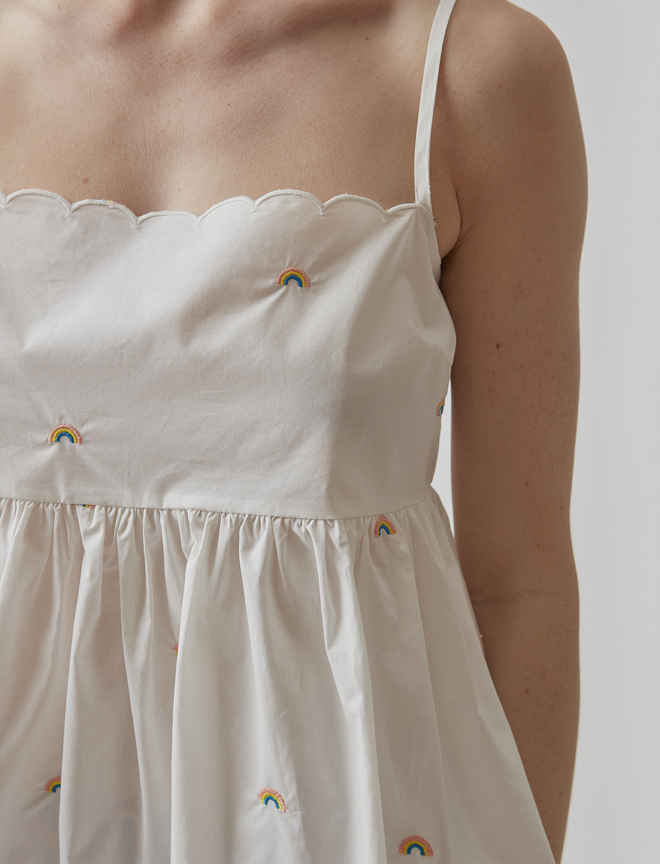 Modström - PernilleMD strap dress - soft white - 3