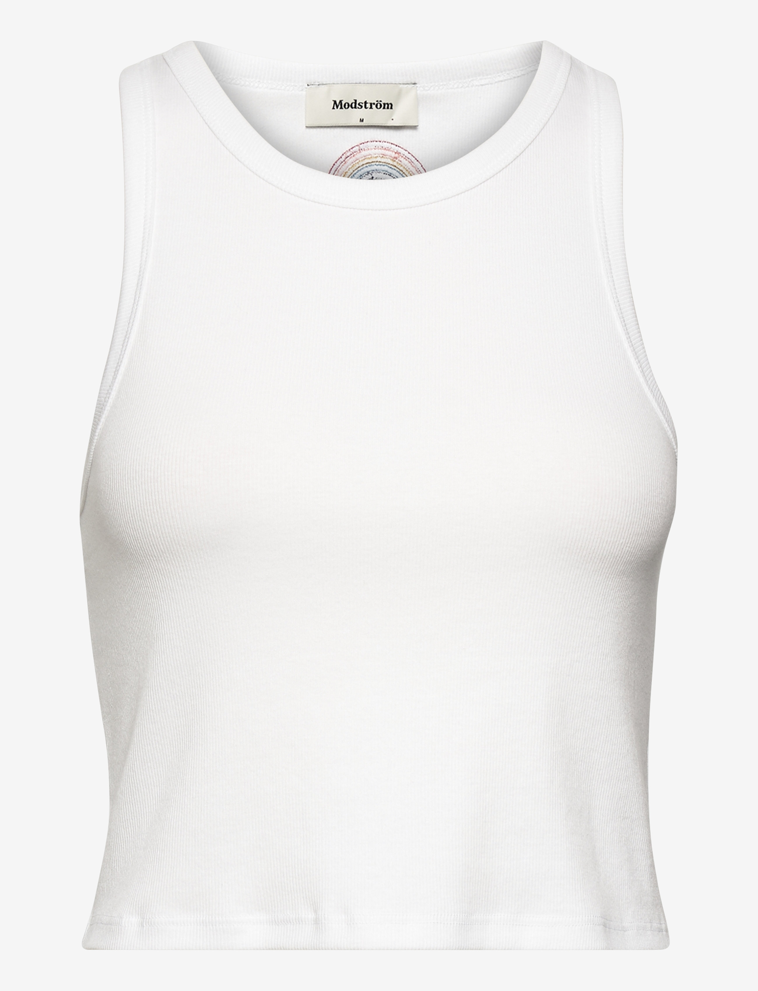 Modström - PernilleMD crop top - white - 1