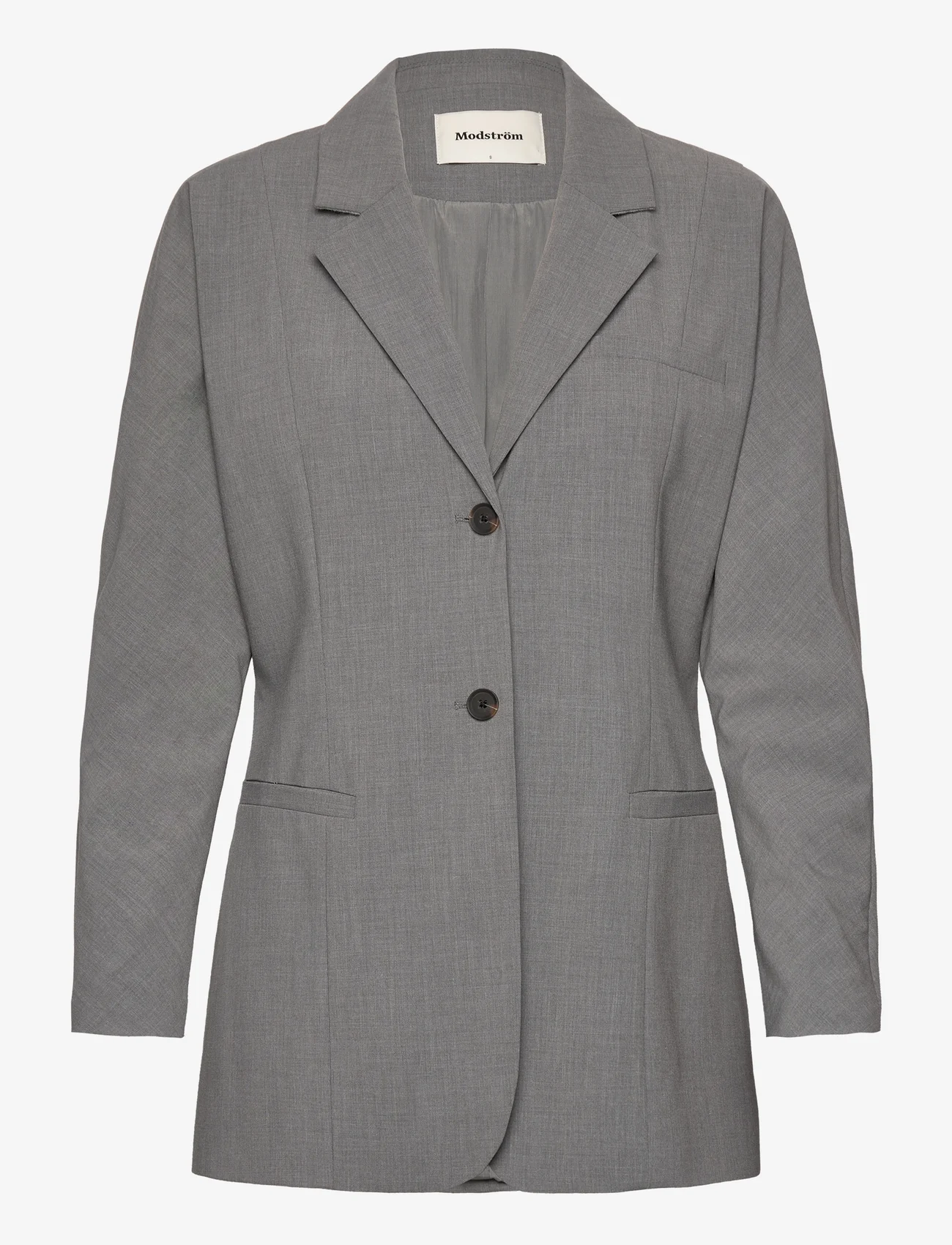 Modström - BennyMD Blazer - ballīšu apģērbs par outlet cenām - grey melange - 0