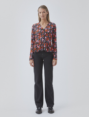 Modström - BonMD print top - long-sleeved blouses - flower blush - 2