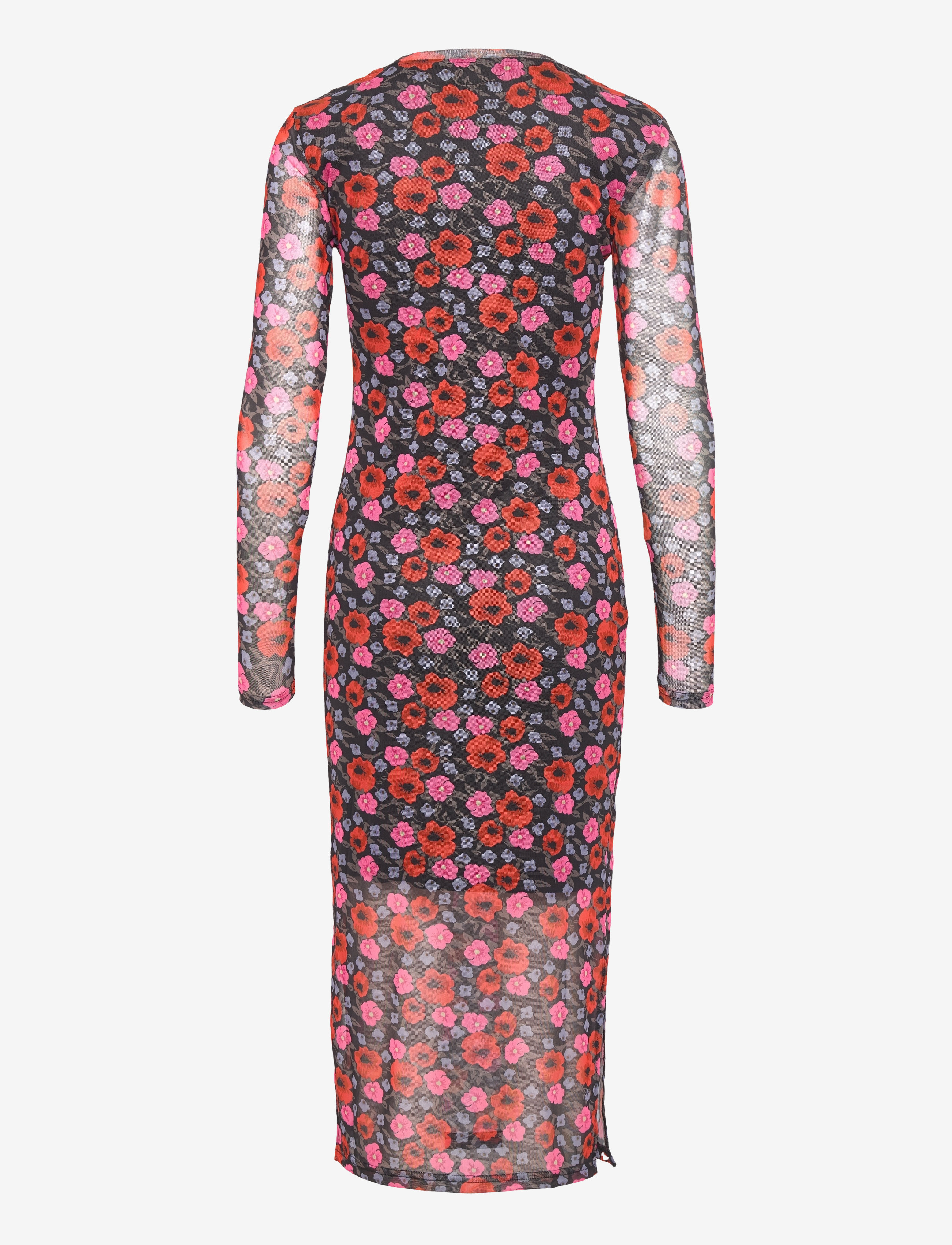 Modström - BinnaMD print dress - midimekot - flower blush - 2