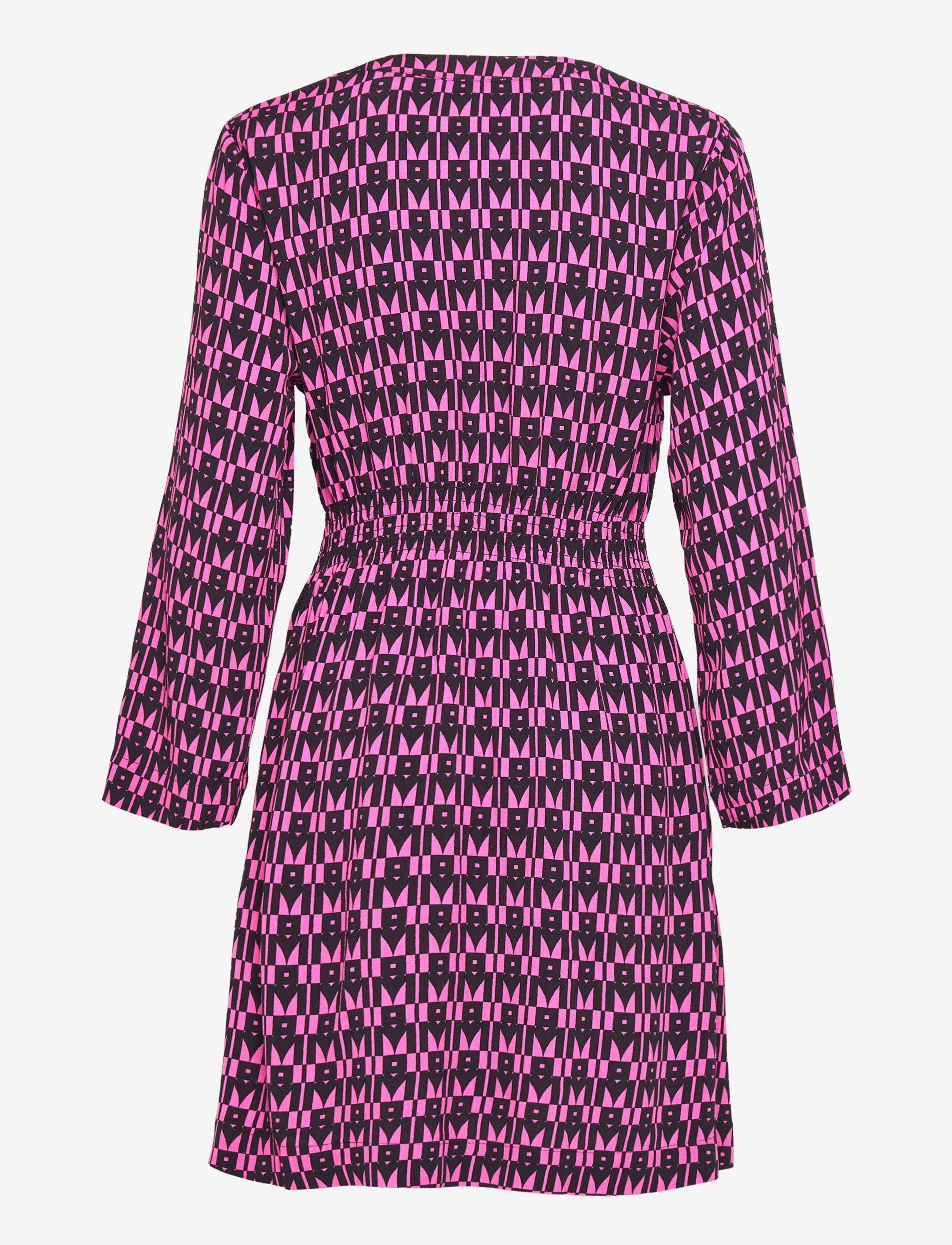 Modström - BorysMD print dress - kurze kleider - graphic heart cosmos pink - 2