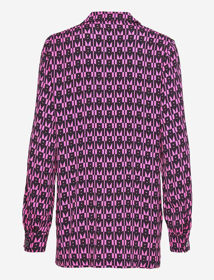 Modström - BorysMD print shirt - krekli ar garām piedurknēm - graphic heart cosmos pink - 2
