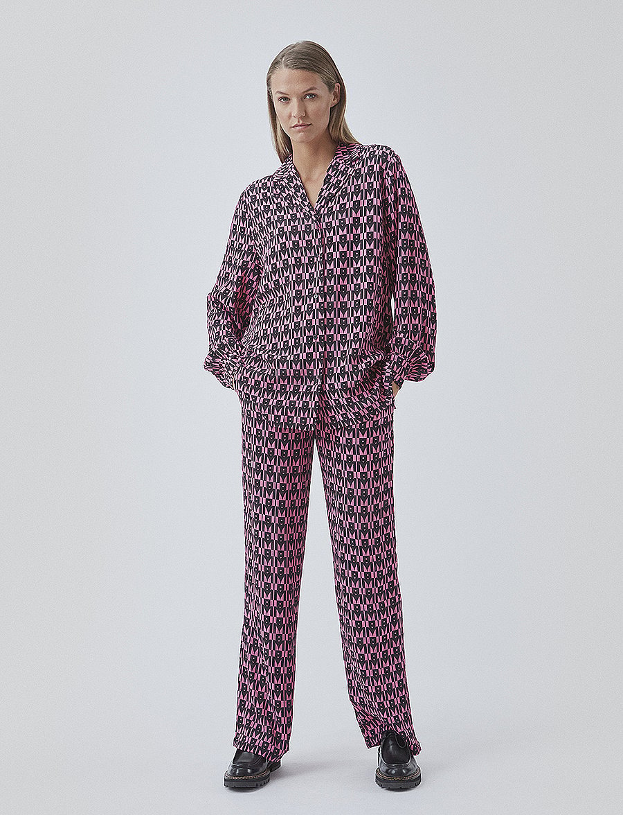 Modström - BorysMD print shirt - krekli ar garām piedurknēm - graphic heart cosmos pink - 0