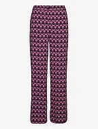 BorysMD print pants - GRAPHIC HEART COSMOS PINK