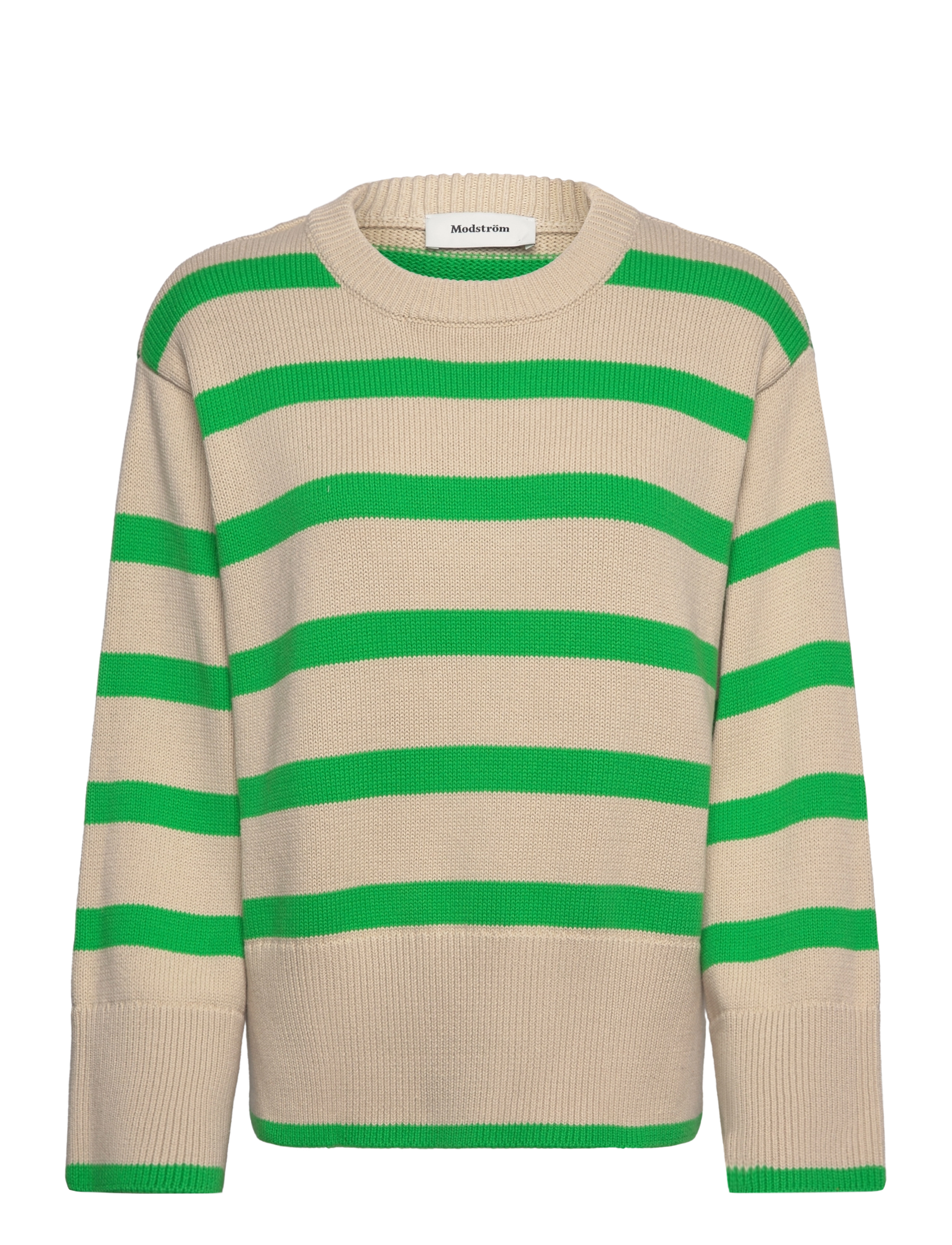 CorbinMD stripe o-neck - GREEN SUMMER SAND STRIPE