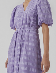 Modström - CalieMD dress - ilgos suknelės - purple blossom - 3