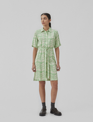Modström - CarsenMD print dress - skjortekjoler - distorted check - 2