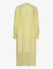 Modström - CruzMD print dress - midi dresses - aqua yellow flower - 1