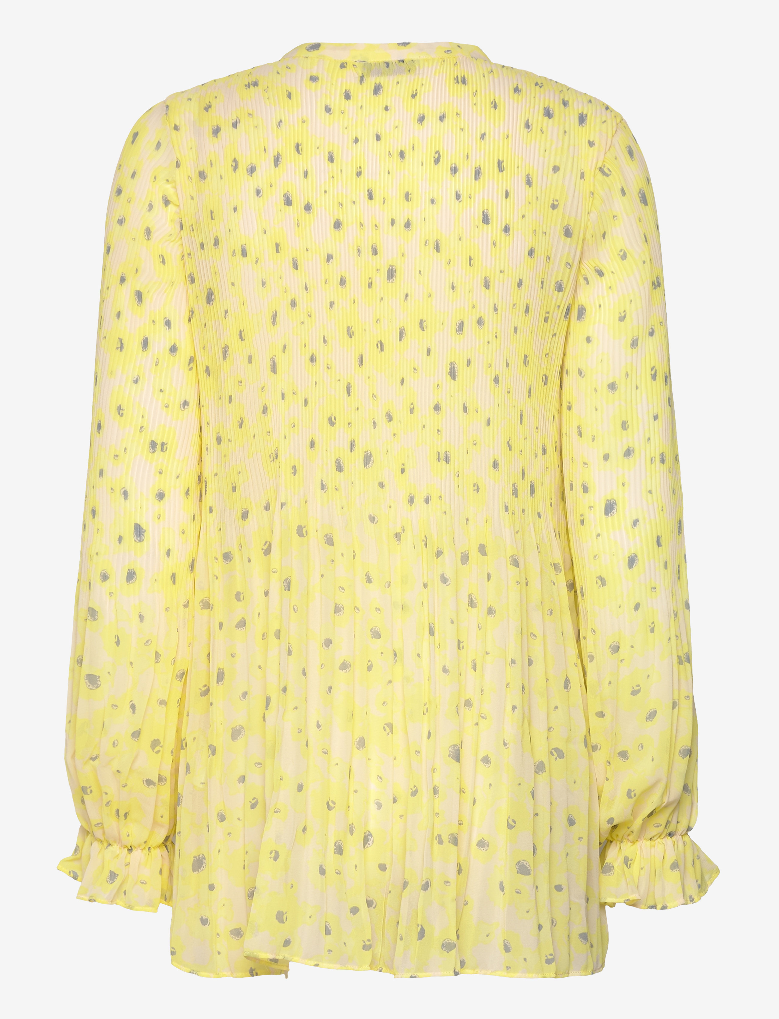 Modström - CruzMD print shirt - palaidinės ilgomis rankovėmis - aqua yellow flower - 2
