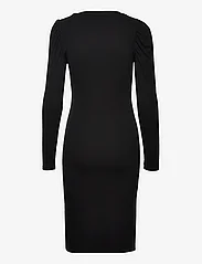 Modström - KrownMD o-neck dress - sukienki koszulowe - black - 1
